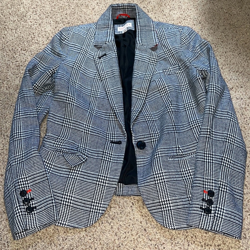 Merona blazer plaid